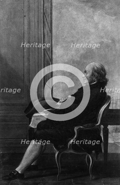 Benjamin Franklin, ca. 1876. Creator: William P. Babcock.