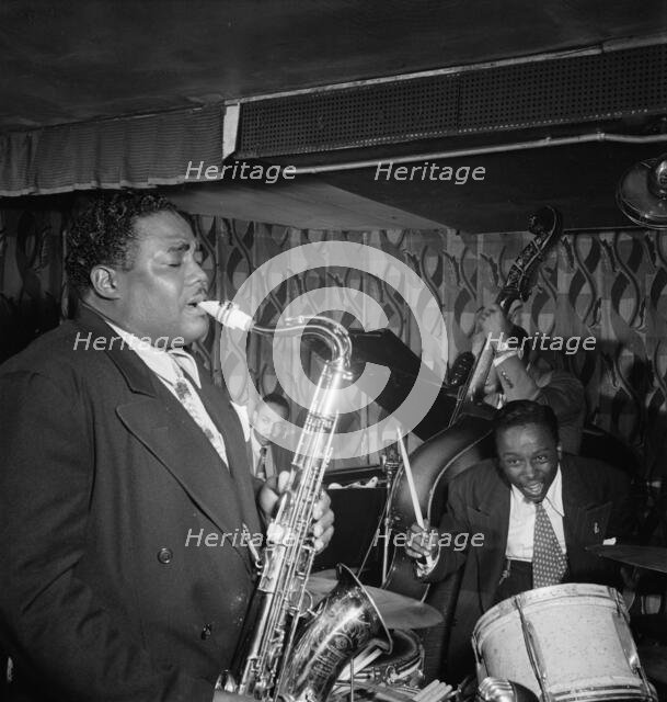 Portrait of John Hardee, Famous Door, New York, N.Y., ca. July 1947. Creator: William Paul Gottlieb.