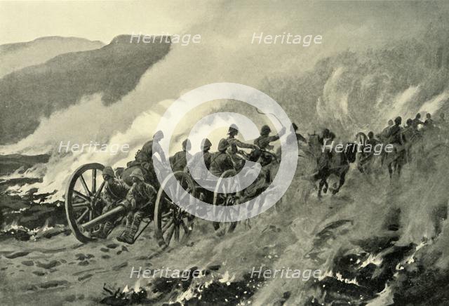 'General Buller's Advance: Pursuing the Boers After the Fight on Helpmakaar Heights', 1901. Creator: J Nash.