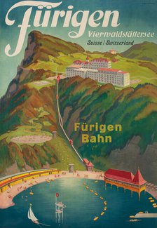 Fürigen. Vierwaldstättersee, 1943. Creator: Landolt, Otto (1889-1951).