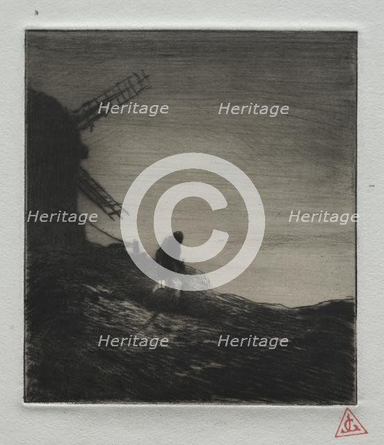 The Mill, 1848. Creator: Charles-Émile Jacque (French, 1813-1894).