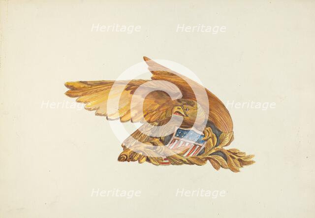 Stern Ornament, c. 1940. Creator: L. B. Hartman.