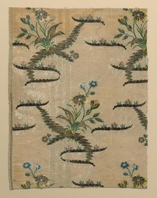 Fragment (Dress Fabric), England, 1750/55. Creator: Unknown.