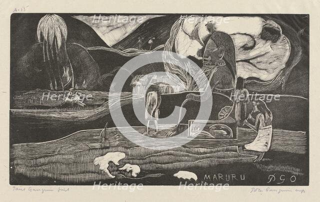 Maruru (Thank You), 1894/1895. Creator: Paul Gauguin.