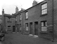 Traditional terraced housing, Albert Road, Kilnhurst, South Yorkshire, 1959. Artist: Michael Walters
