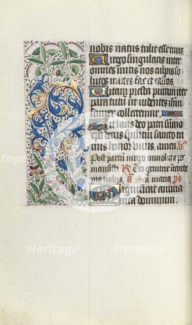 Book of Hours (Use of Rouen): fol. 73v, c. 1470. Creator: Master of the Geneva Latini (French, active Rouen, 1460-80).