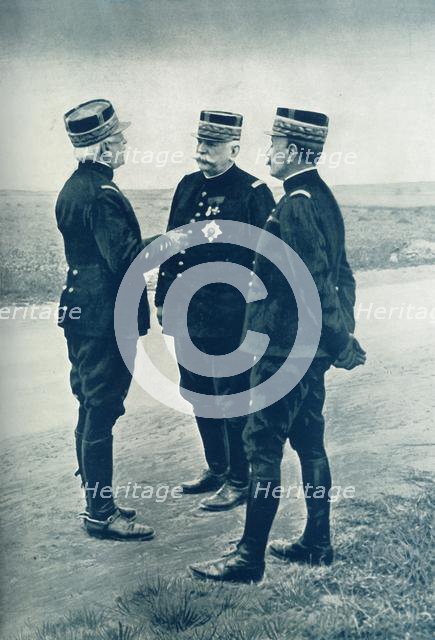 'Famous French Leaders: General Joffre, General D'Urbal, and General Foch.', 1916. Creator: Unknown.