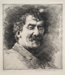 James MacNeill Whistler. Creator: Mortimer Menpes (British, 1860-1938).