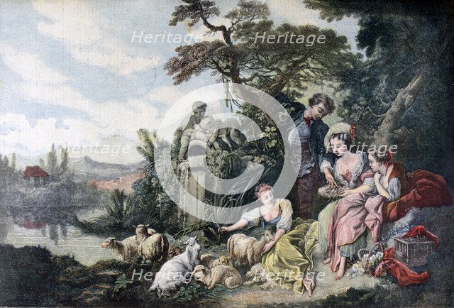 The Shepherd's Gift, or 'The Nest', 1892. Artist: Unknown