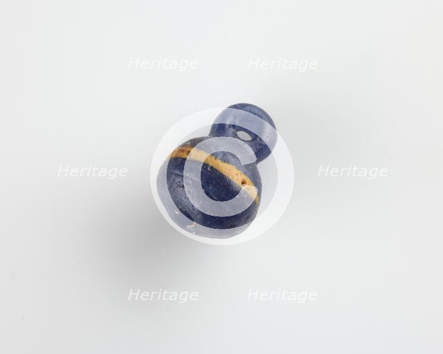 Bead pendant with eyelet, New Kingdom, 1550-1307 BCE. Creator: Unknown.