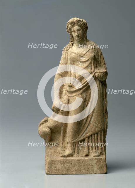 Figurine of Demeter with Pig, 400s BC. Creator: Unknown.