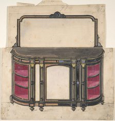 Cabinet Design, 19th century. Creator: Anon.