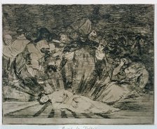 The Disasters of War, a series of etchings by Francisco de Goya (1746-1828), plate 79: 'Murió la …