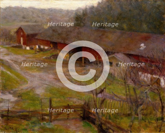 Autumn, 1890. Creator: Erik Werenskiold.