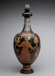 Oinochoe (Pitcher), end of 4th century BCE. Creator: Mattinata Painter.