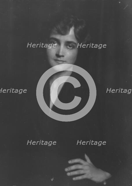 Blanc, Adele, Miss, portrait photograph, 1916 Mar. 22. Creator: Arnold Genthe.