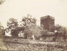Vegetable Garden and Ivy Covered Tower, 1850s. Creator: Unknown.
