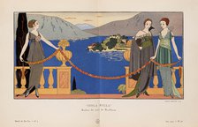 Isola Bella. Robes du soir de Redfern. (La Gazette du Bon ton), 1914. Creator: Barbier, George (1882-1932).