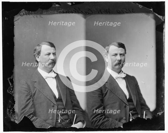 William Henry Calkins of Indiana, between 1865 and 1880. Creator: Unknown.