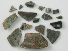 Glass Fragments, Coptic, 4th-early 5th century. Creator: Unknown.