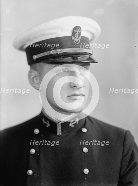 Howard W. Baker, Midshipman - Portrait, 1933. Creator: Harris & Ewing.