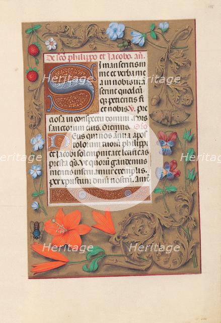 Hours of Queen Isabella the Catholic, Queen of Spain: Fol. 176r, c. 1500. Creator: Master of the First Prayerbook of Maximillian (Flemish, c. 1444-1519); Associates, and.