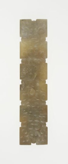 Rectangular Plaque, Eastern Zhou dynasty, (c. 770-256 B.C.), 5th century B.C.  Creator: Unknown.