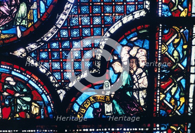 Stained glass, Chartres Cathedral, France, 1194-1260. Artist: Unknown