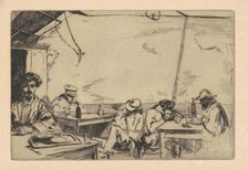 Soupe à Trois Sous, 1859. Creator: James Abbott McNeill Whistler.