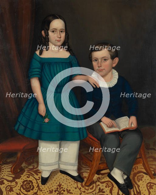 John and Louisa Stock, 1845. Creator: Joseph Whiting Stock.