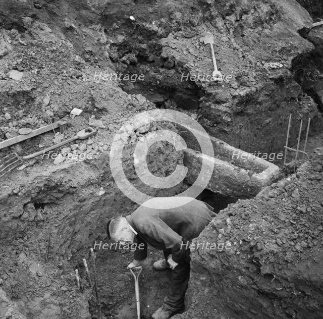 Coventry Cathedral, Priory Street, Coventry, 31/05/1955. Creator: John Laing plc.