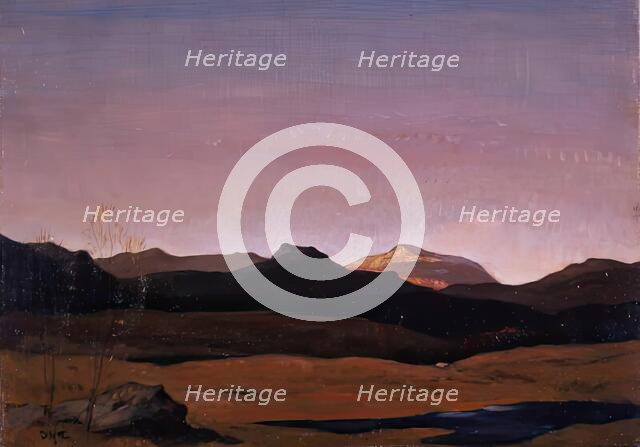 Departing Day, 1925-1945. Creator: David Young Cameron.