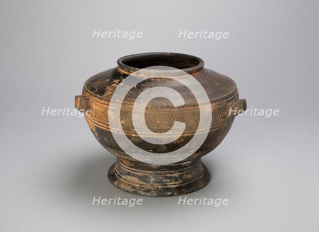 Footed Jar, Shang dynasty (c. 1600-1050 B.C.). Creator: Unknown.