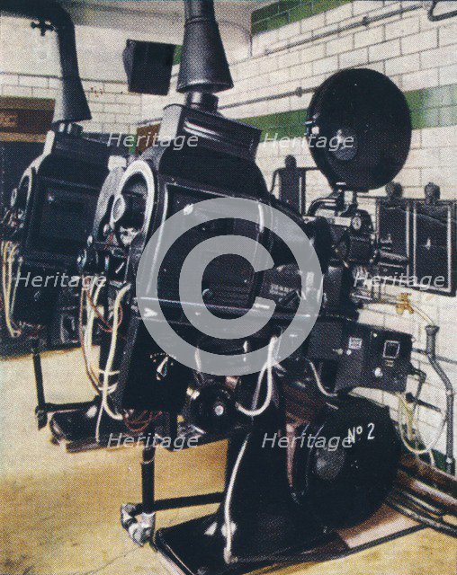Modern cinema operating box, 1938. Artist: Unknown.