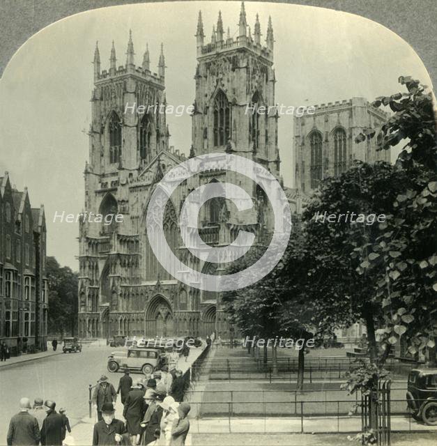 'York Minster, York, England', c1930s. Creator: Unknown.