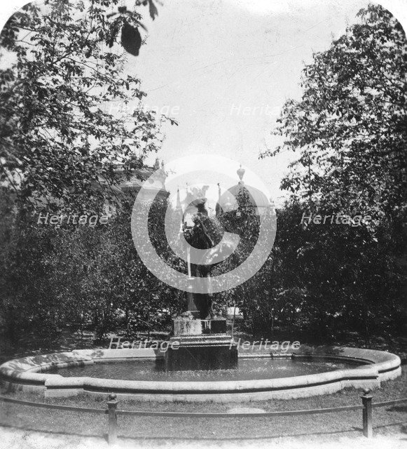 Fountain, Munich, Germany, c1900.Artist: Wurthle & Sons