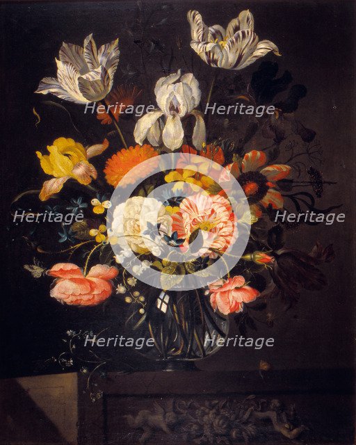 Still-Life with Flowers. Artist: Marrel, Jacob (1614-1681)