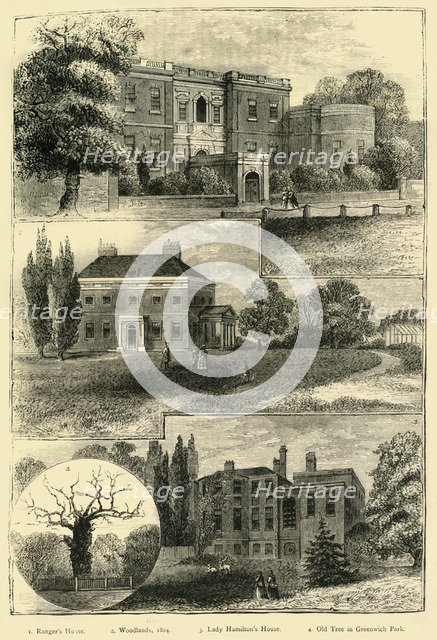 'Houses Round Greenwich Park', (c1878). Creator: Unknown.