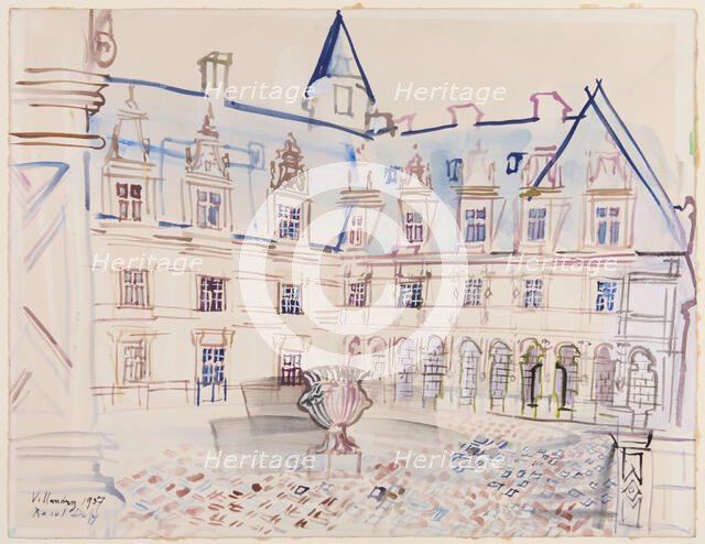 Villandry, 1937. Creator: Raoul Dufy.