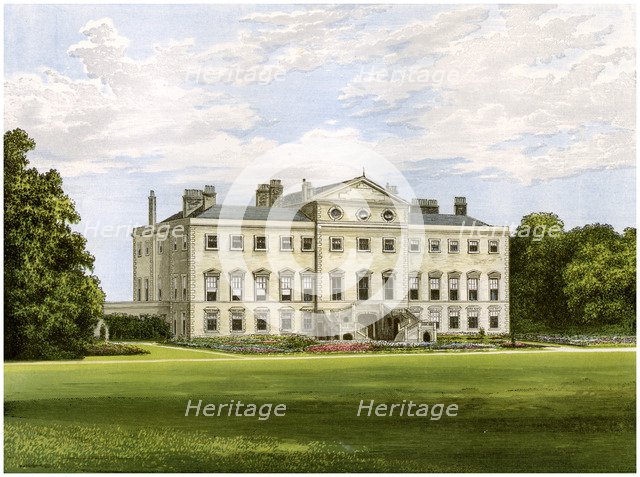 Lathom House, Lancashire, home of Lord Skelmersdale, c1880. Artist: Unknown