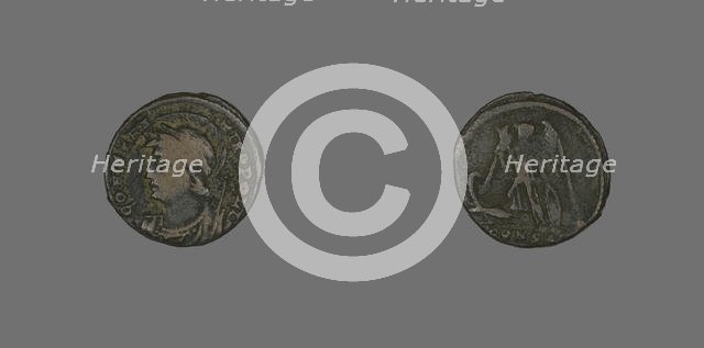 Coin Portraying Emperor Constantine I, about 330. Creator: Unknown.