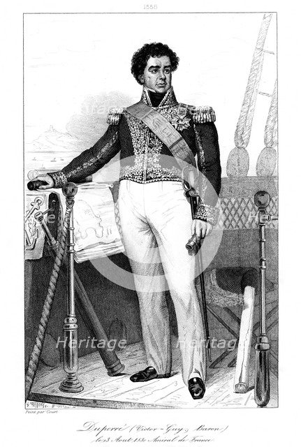 Guy-Victor Duperré (1775-1846), French admiral, 1839. Creator: Julien Leopold Boilly.