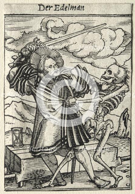 Dance of Death: The Nobleman. Creator: Hans Holbein (German, 1497/98-1543).