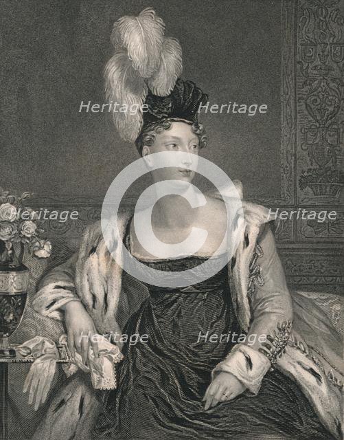 'Princess Charlotte, of Wales', c1817, (early-mid 19th century). Creator: Henry Thomas Ryall.