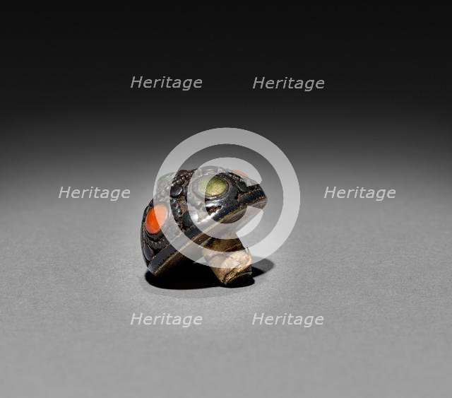 Snuff Bottle (stopper), 1644-1912. Creator: Unknown.