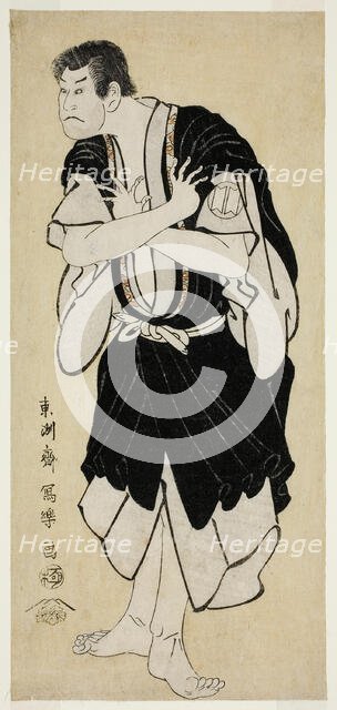 The Actor Sakata Hangoro III as Kosodate Kannonbo (Sandai-me Sakata Hangoro no Kosodate..., 1794. Creator: Tôshûsai Sharaku.