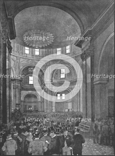 'The Stock Exchange', 1891. Creator: William Luker.