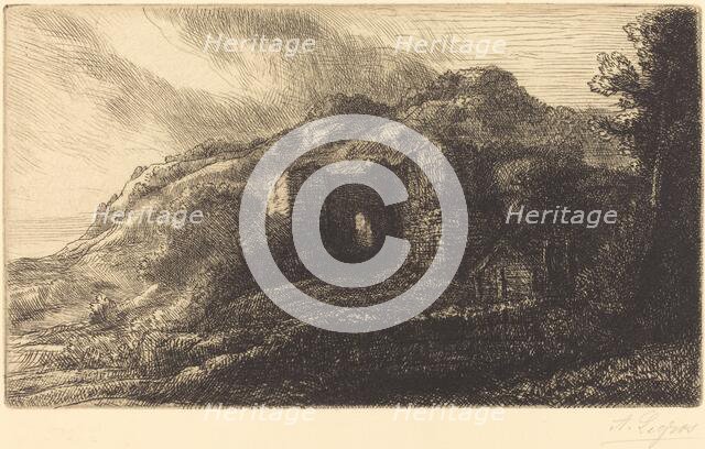 Ruins of a Chateau (Les ruines du chateau). Creator: Alphonse Legros.