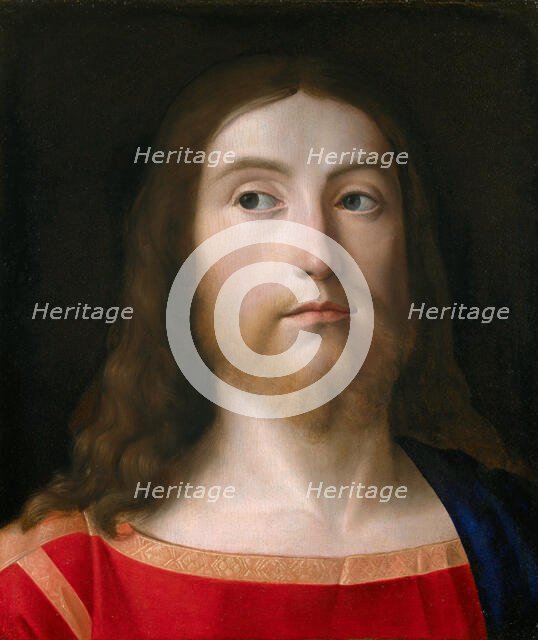 Head of Christ, c 1512. Creator: Previtali, Andrea (ca 1480-1528).