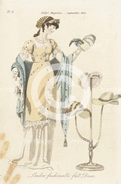 Fashion Plate (London Fashionable Full Dress), 1812. Creator: Unknown.